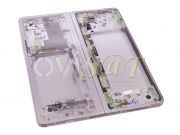 Pantalla completa Service Pack Dynamic AMOLED 2X plateada "Phantom Silver" para Samsung Galaxy Z Fold3 5G, SM-F926B